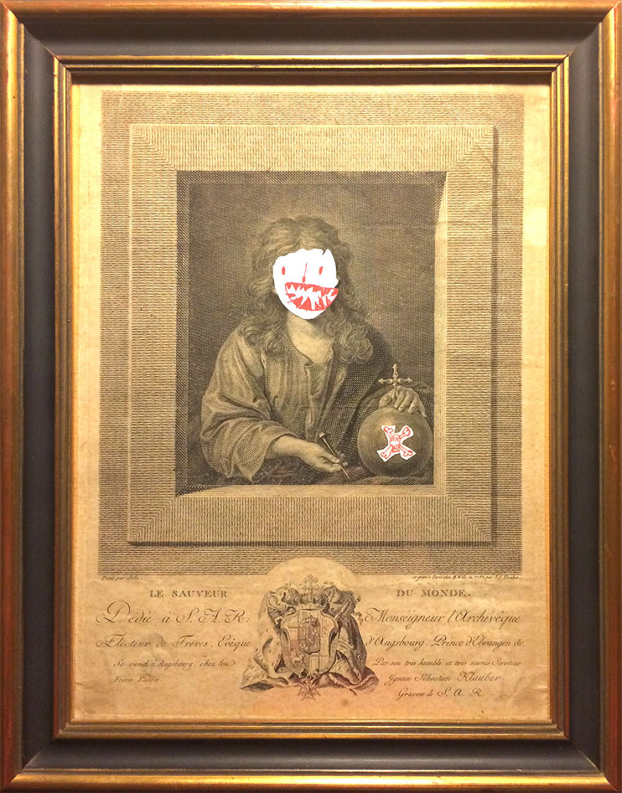 My Children Refreshed Old Paintings And Photos With Their Funny Illustrations