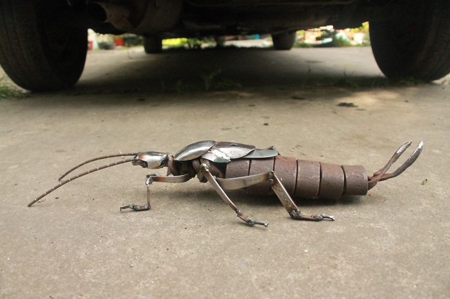 Scrap Metal Earwig