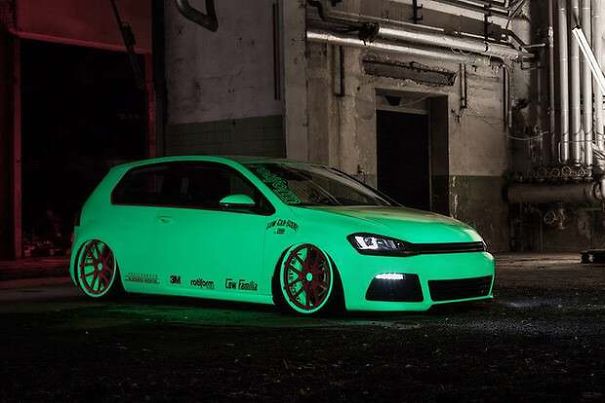 Glow In The Dark Car