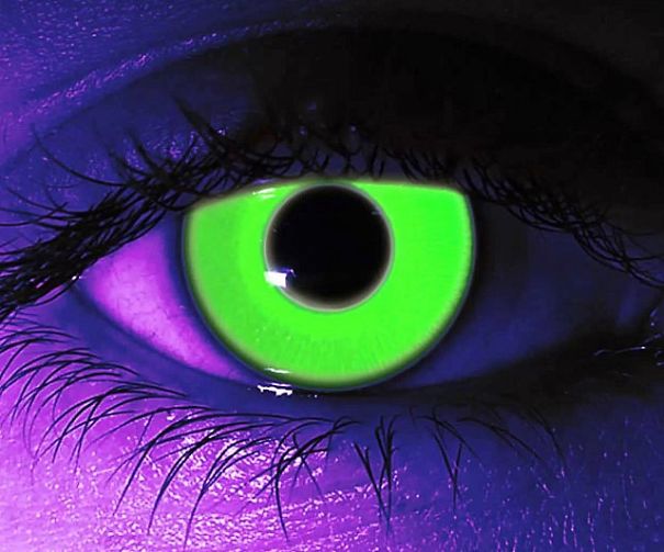 Glow In The Dark Eye Contact Lenses