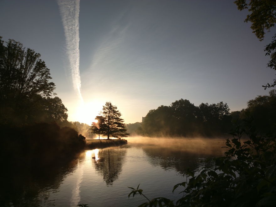Misty Morning In Groningen/netherlands