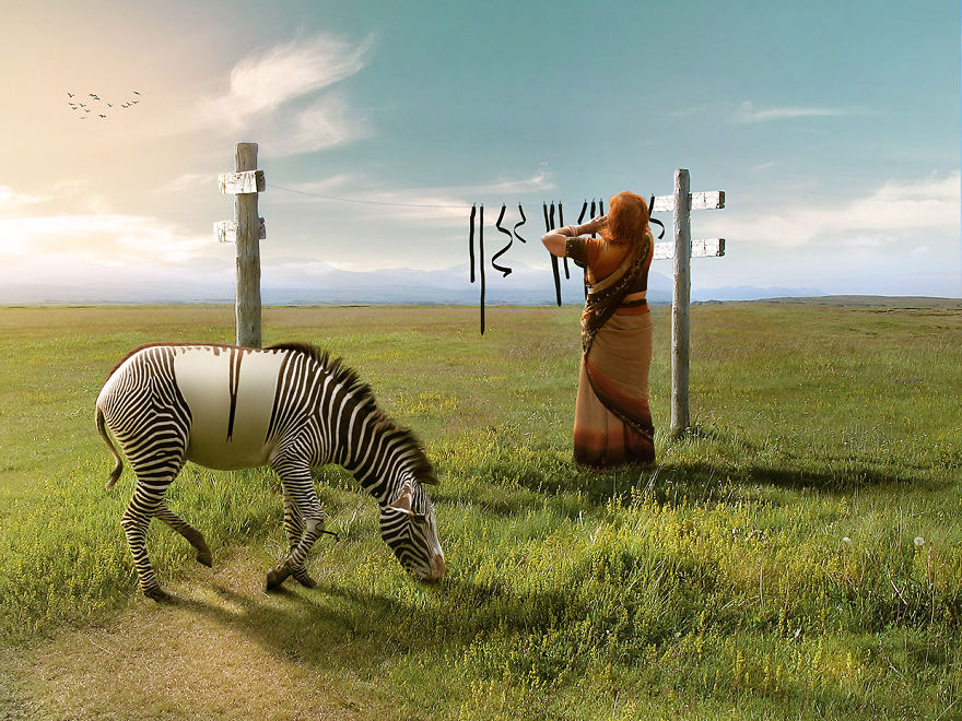 Playful Photo Manipulations By Indian Artist Anil Saxema Playful Photo Manipulations By Indian Artist Anil Saxema