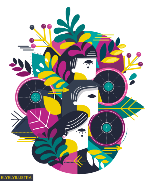 My Illustrations Full Of Flowers And Color