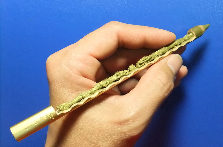 Pencil Lead Sculpture