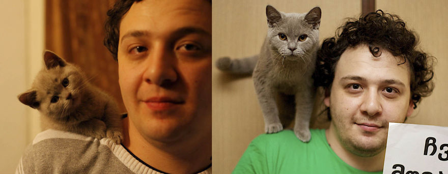 With Sakura, 2.5 Months | 14 Months, Only Place Where She Stays Calm