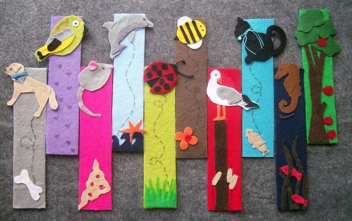 #64 Felt Bookmarks