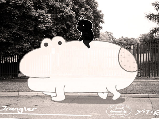 I Draw On Photos Of Paris To Show The Hidden Worlds Most Of Us Don't See I Draw On Photos Of Paris To Show The Hidden Worlds Most Of Us Don't See