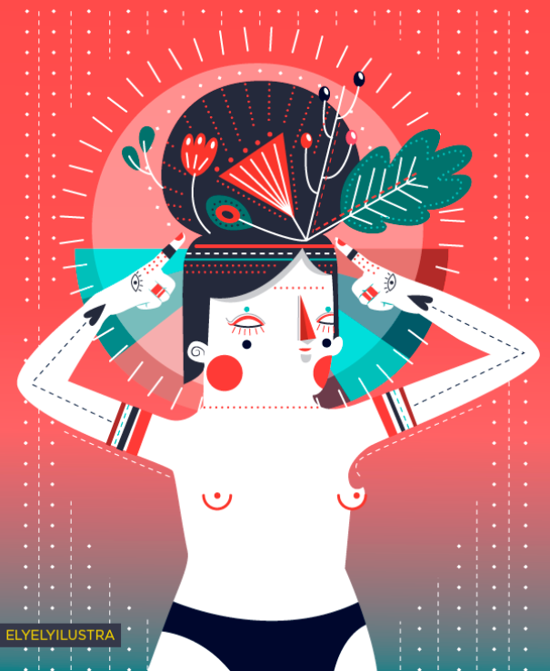 My Illustrations Full Of Flowers And Color