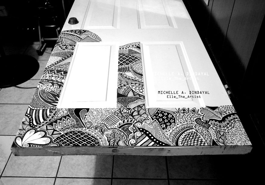 My DIY Doodle Door Project