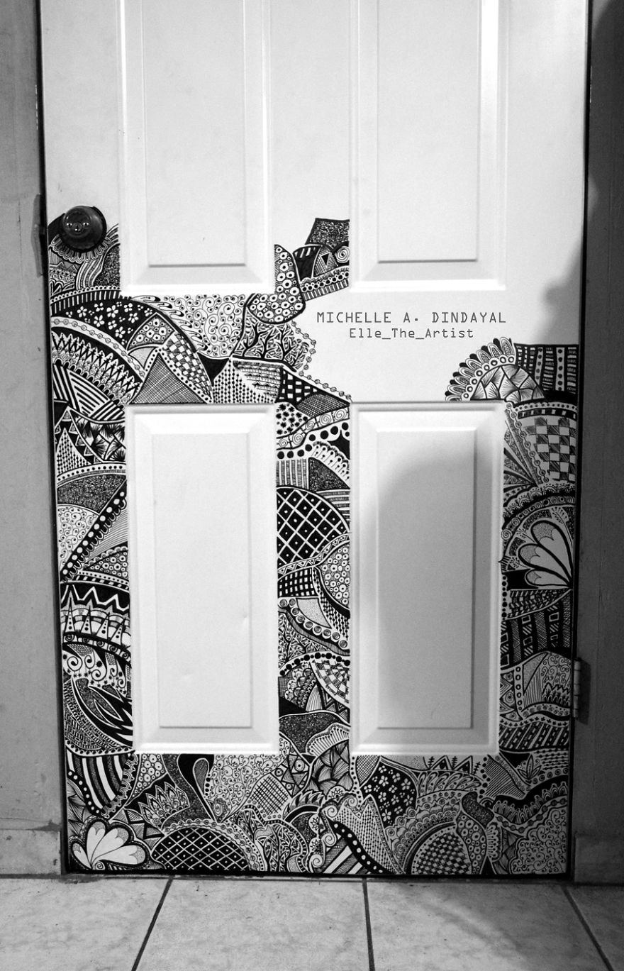 My DIY Doodle Door Project