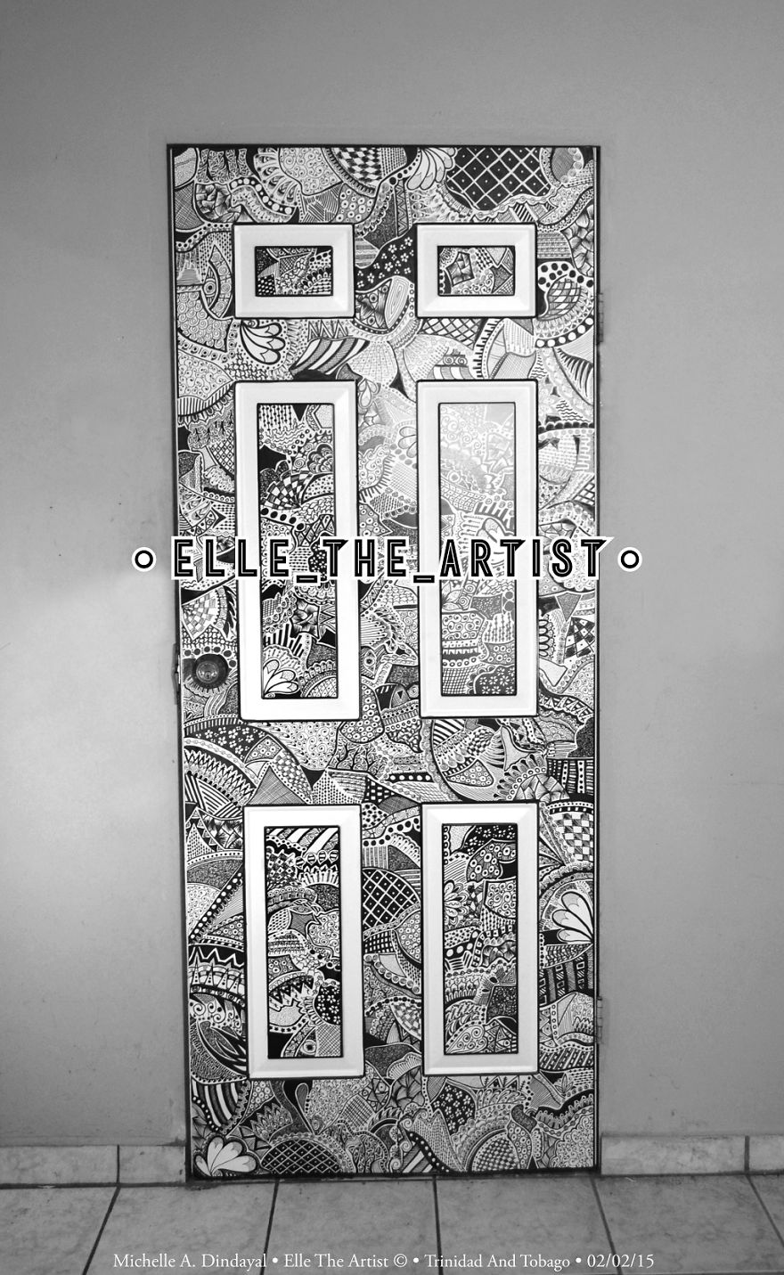 My DIY Doodle Door Project