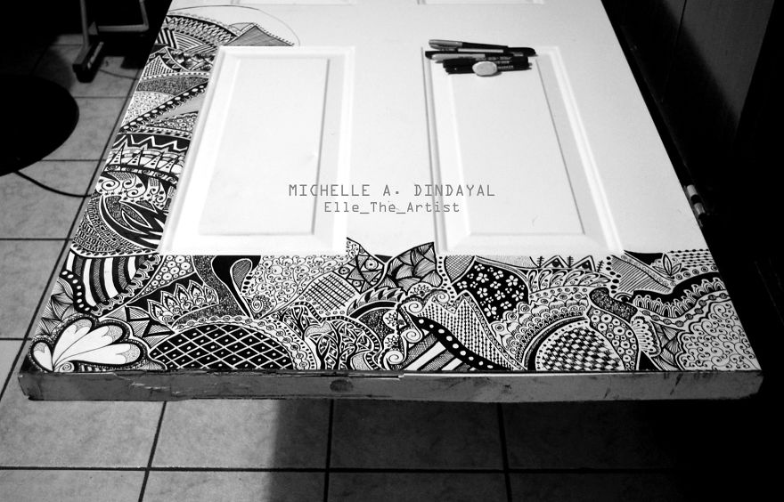 My DIY Doodle Door Project