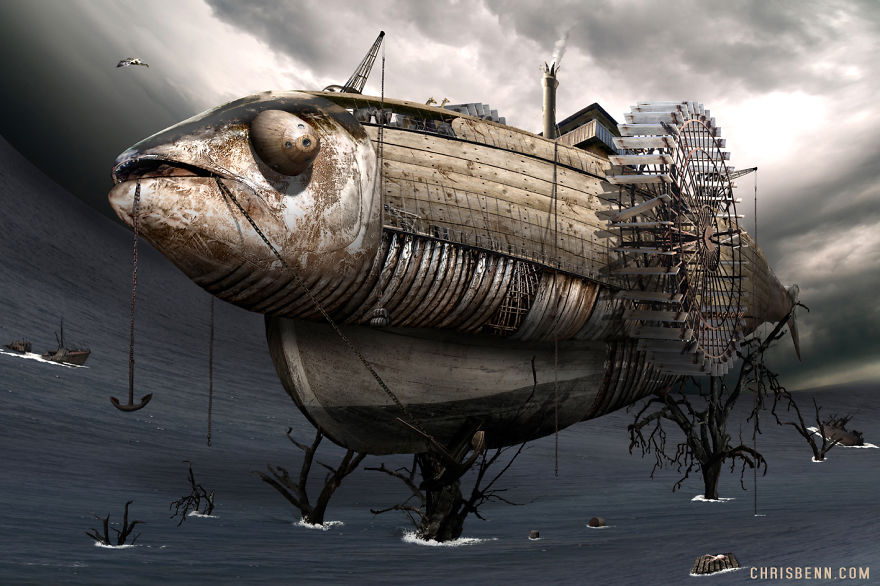 I Turn Photos From My Trips To Zoos Into Surreal Worlds