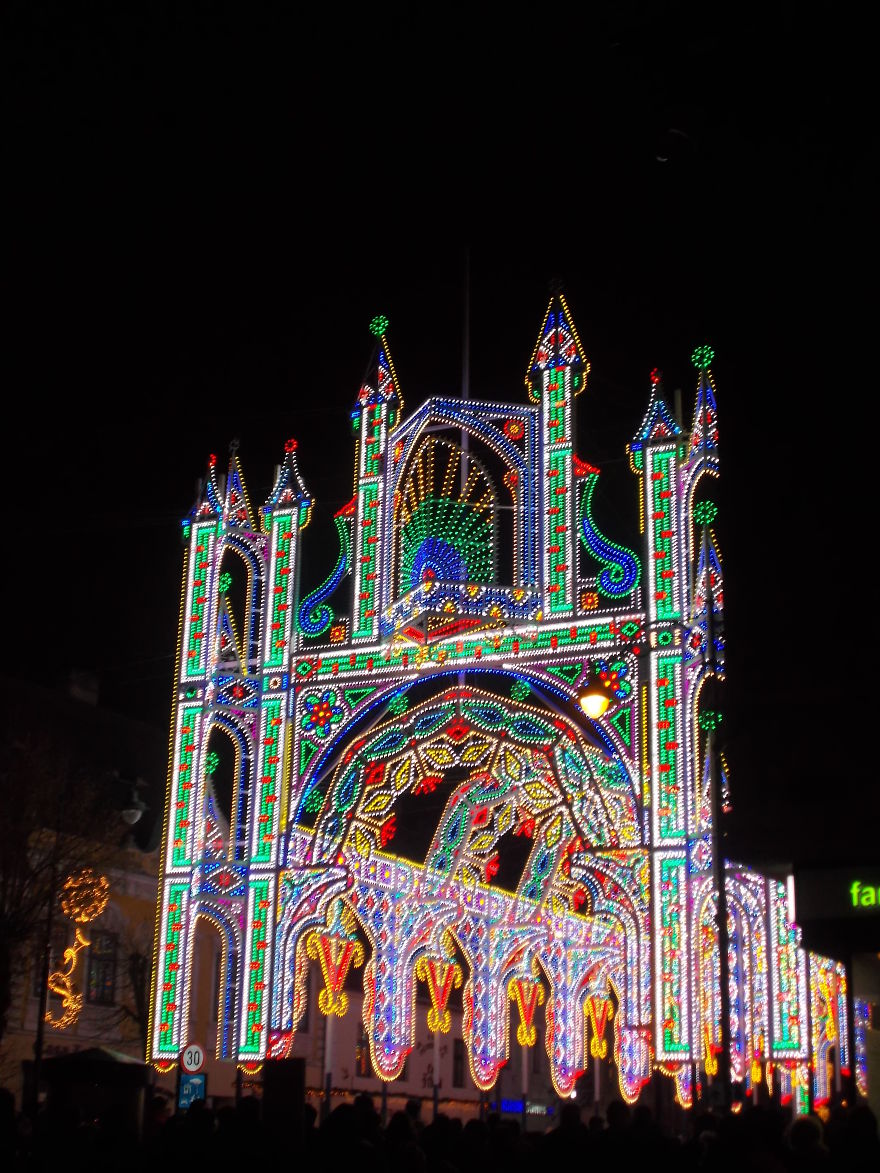 Sibiu, Romania, - Sibiu- Lights And More Festival