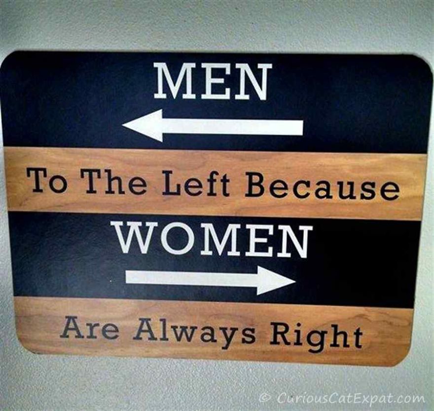 20 Funny & Unique Bathroom Signs From Around The World