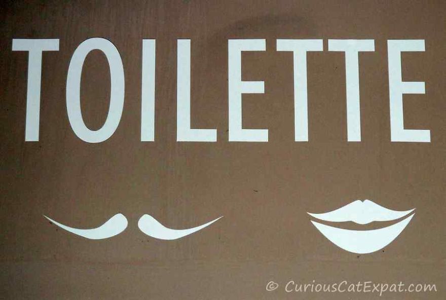 20 Funny & Unique Bathroom Signs From Around The World