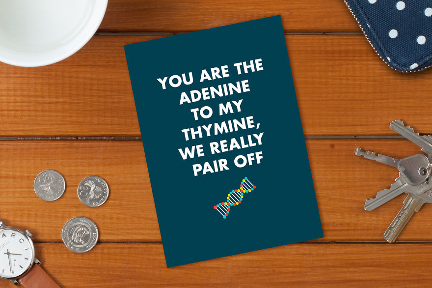 Geeky And Adorable Valentine’s Day Cards For A Science Nerd