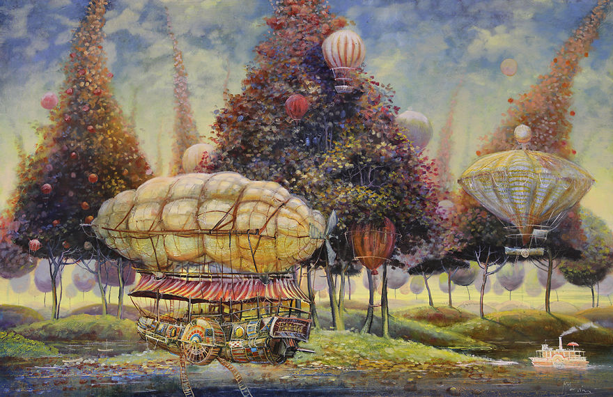 Otherworldly Vehicles In Oil Paintings By Lithuanian Artist Modestas Malinauskas Otherworldly Vehicles In Oil Paintings By Lithuanian Artist Modestas Malinauskas