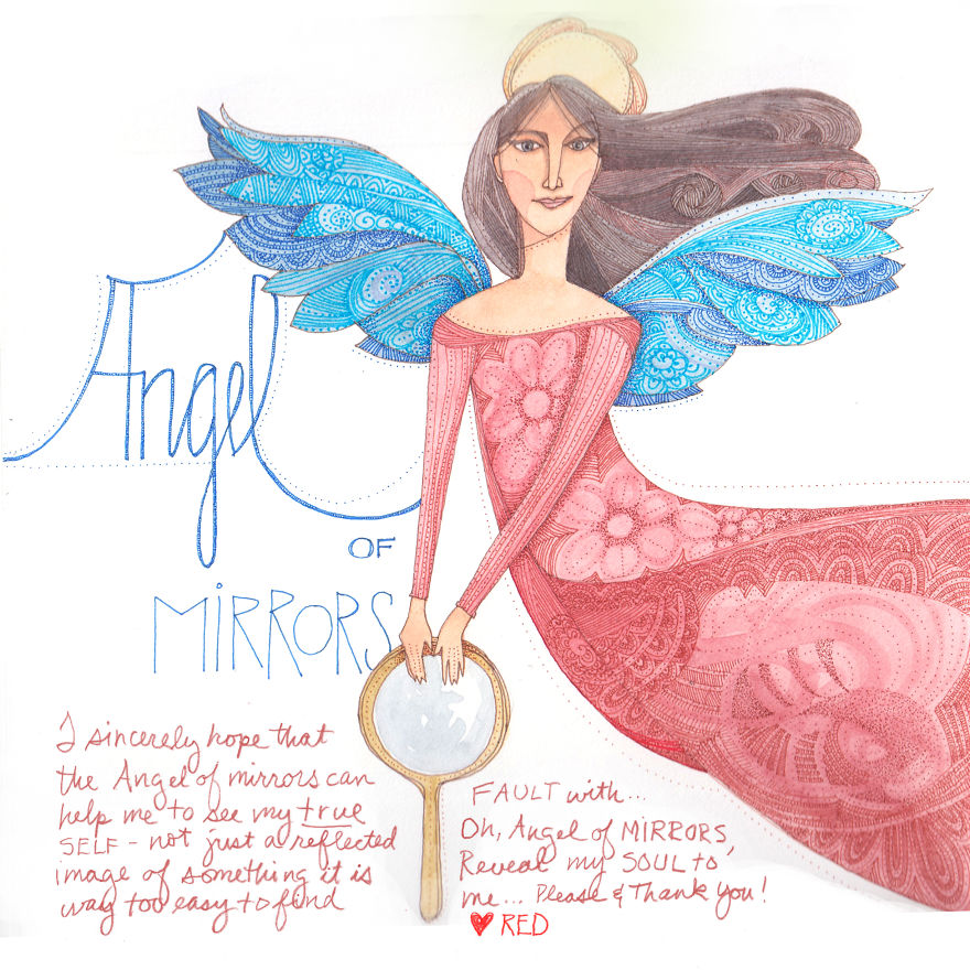 As A Healing Therapy I Drew One Angel A Day For A Month As A Healing Therapy I Drew One Angel A Day For A Month