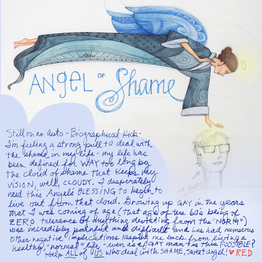 As A Healing Therapy I Drew One Angel A Day For A Month As A Healing Therapy I Drew One Angel A Day For A Month