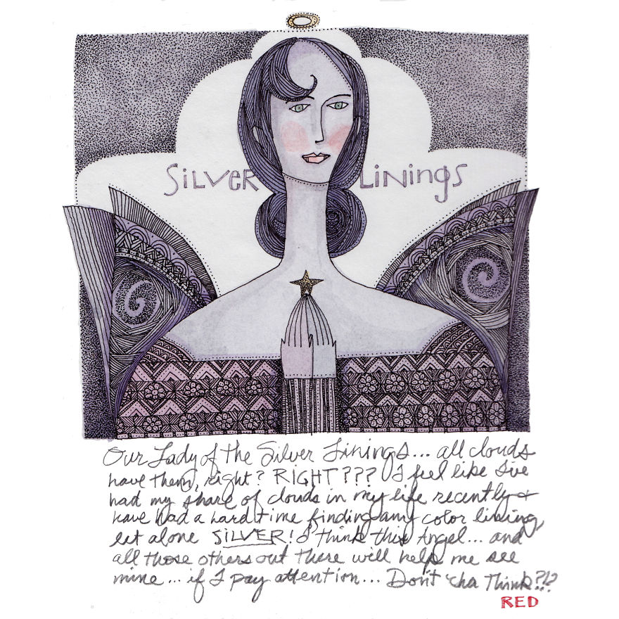 As A Healing Therapy I Drew One Angel A Day For A Month As A Healing Therapy I Drew One Angel A Day For A Month