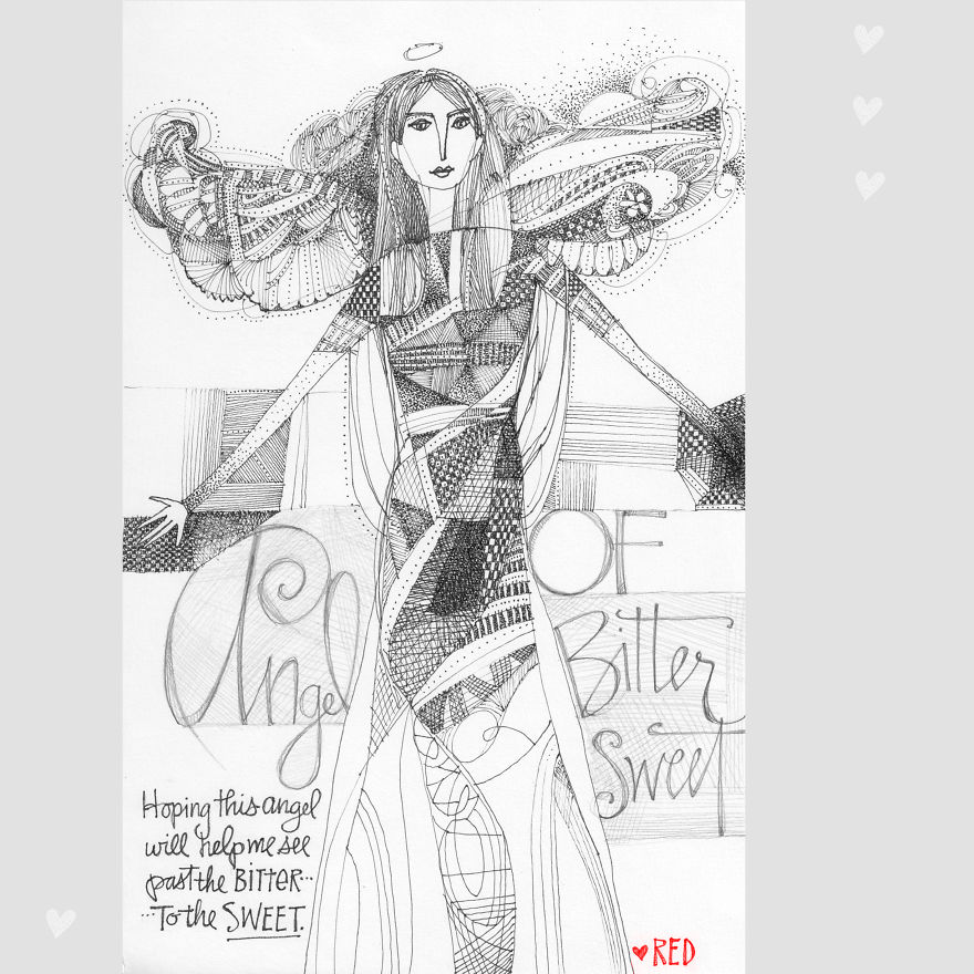 As A Healing Therapy I Drew One Angel A Day For A Month As A Healing Therapy I Drew One Angel A Day For A Month
