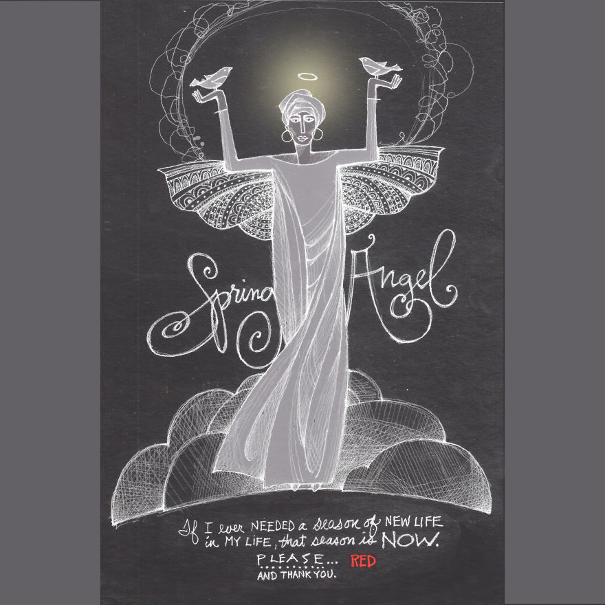 As A Healing Therapy I Drew One Angel A Day For A Month As A Healing Therapy I Drew One Angel A Day For A Month