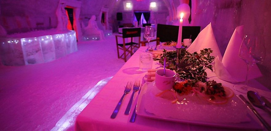 The Ice Hotel On Balea Lake, Romania