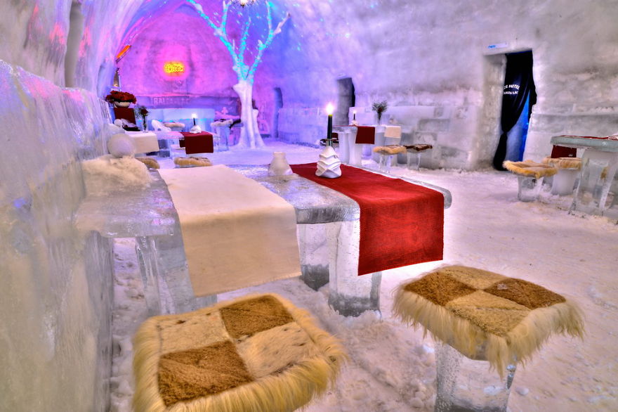 The Ice Hotel On Balea Lake, Romania