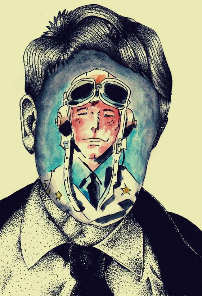 I Combine Authors And Their Novels Into One Painting