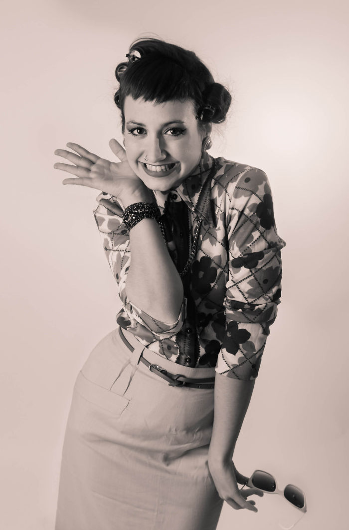 I Made Portraits Of Girls In A Vintage Look