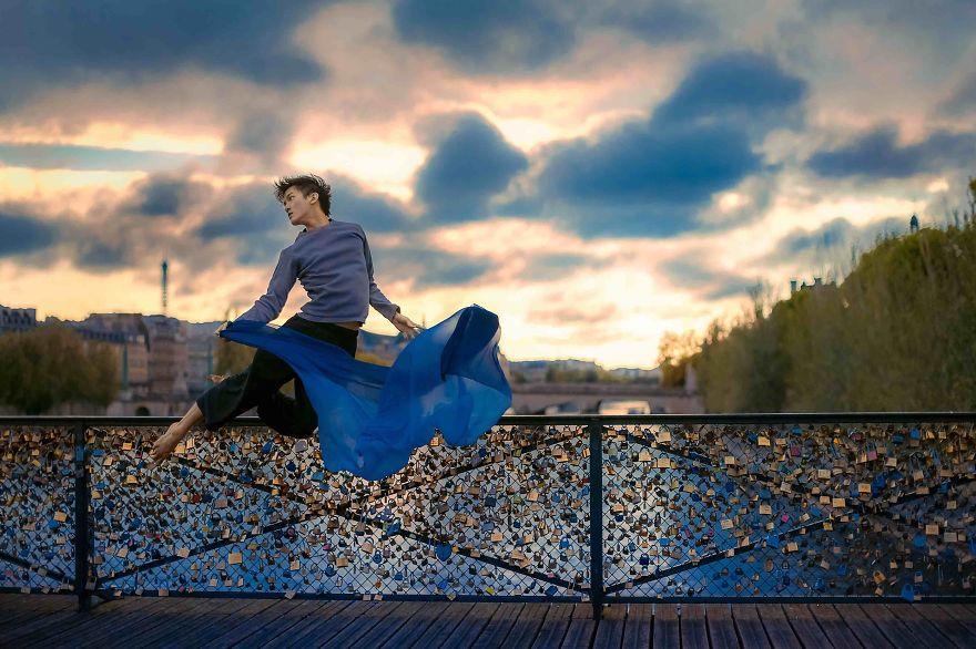 I Photograph Myself While Dancing And Floating In The Air