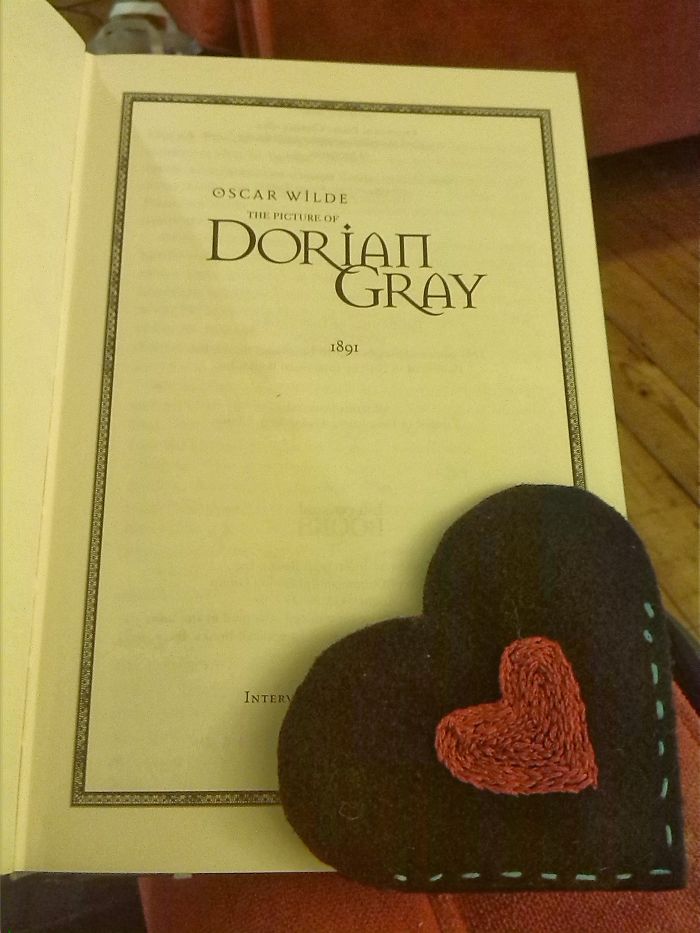 Hand Embroidered Book Corner