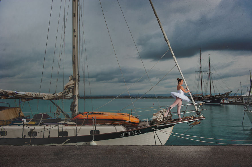 I Photograph A Ballerina's Daily Life To Show That Dancers Can Express Themselves Anywhere