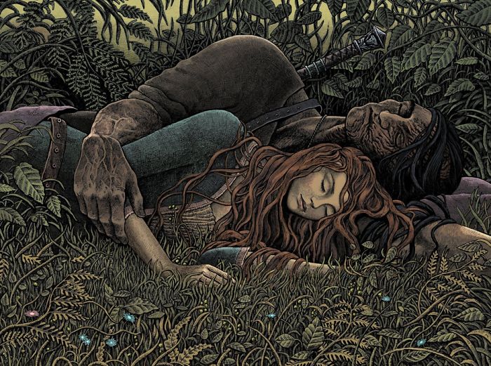 My Gel Pen Drawings Inspired By Literature, Legends And Fairy Tales