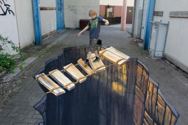 Anamorphic Pavement Art ♥