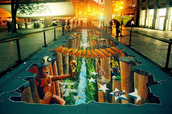 Anamorphic Pavement Art ♥