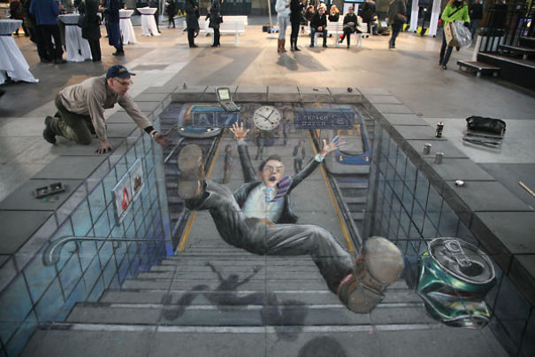 Anamorphic Pavement Art ♥