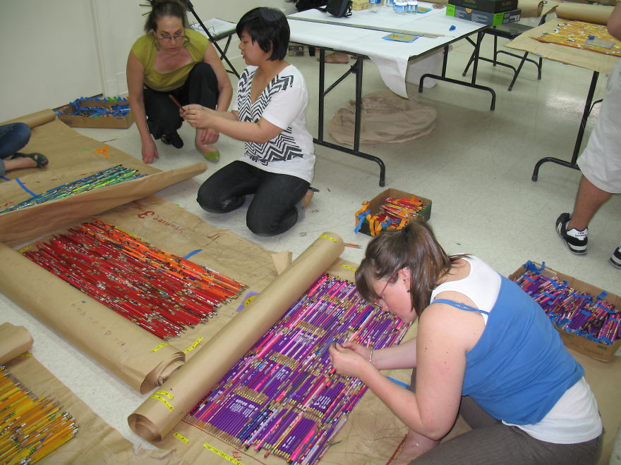 I Received Thousands of Pencils From Around The World And Spent 5 Years Building This Installation