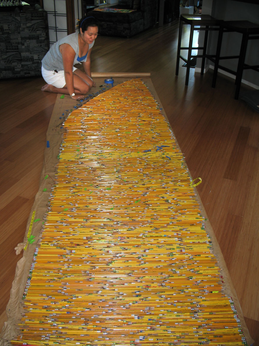 I Received Thousands of Pencils From Around The World And Spent 5 Years Building This Installation