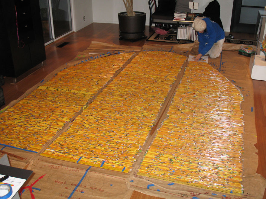 I Received Thousands of Pencils From Around The World And Spent 5 Years Building This Installation