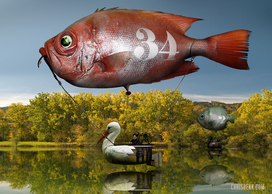 I Turn Photos From My Trips To Zoos Into Surreal Worlds