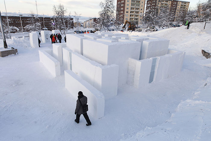 Pinpin Studio Creates Winter Playground Made Out Of Ice And Snow!