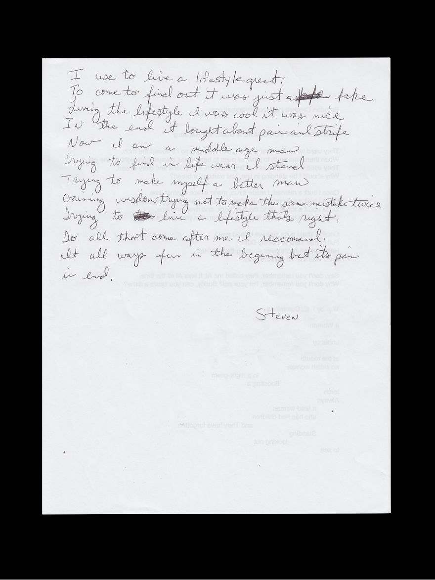 10 Portraits And Poems From Ex-Inmates (I Teach Poetry To Them) 10 Portraits And Poems From Ex-Inmates (I Teach Poetry To Them)