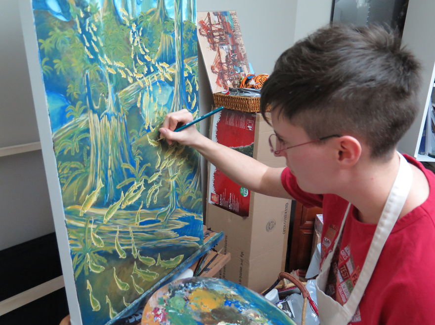 Terrestrial Whales: My Series Of Surreal Whale Paintings Terrestrial Whales: My Series Of Surreal Whale Paintings