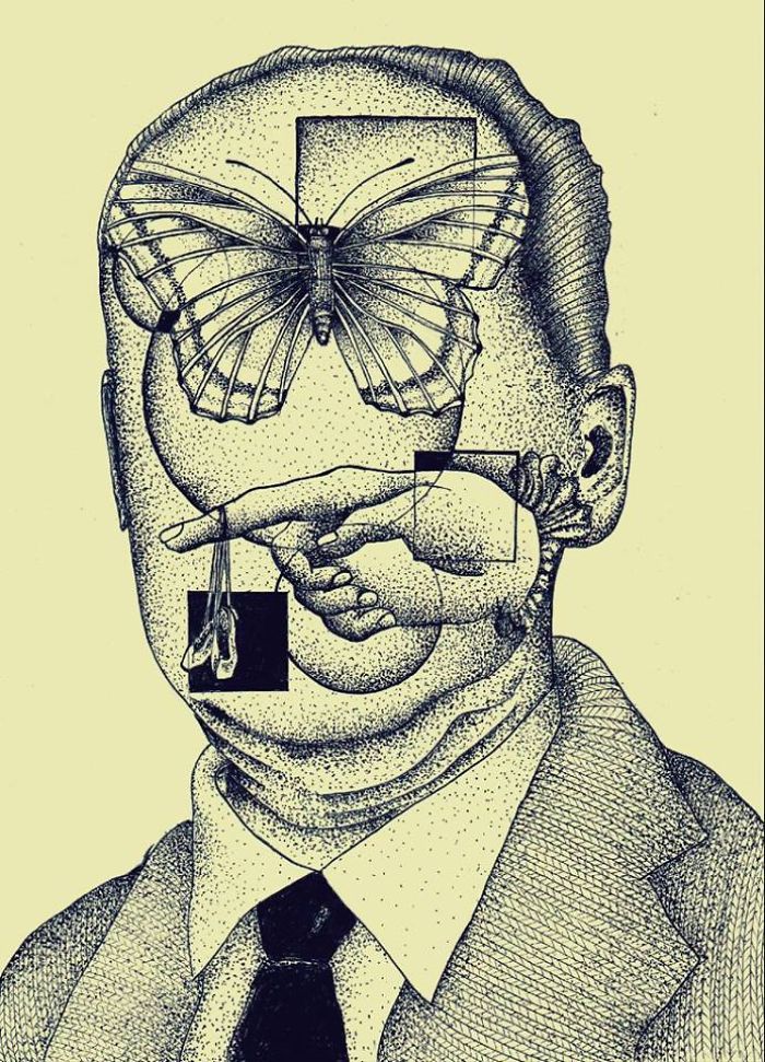 I Combine Authors And Their Novels Into One Painting