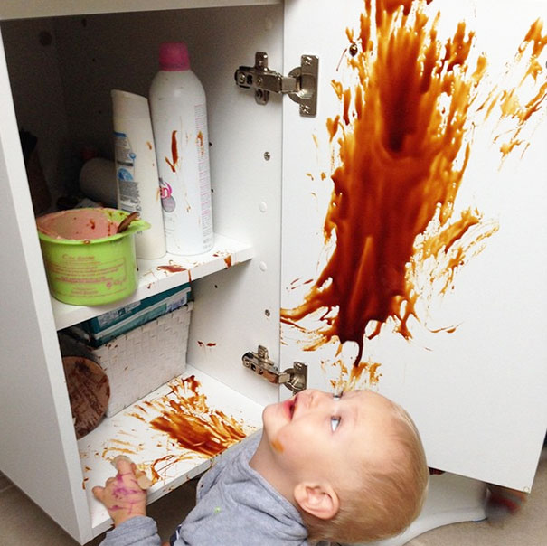 Painting With Hair Remover Wax