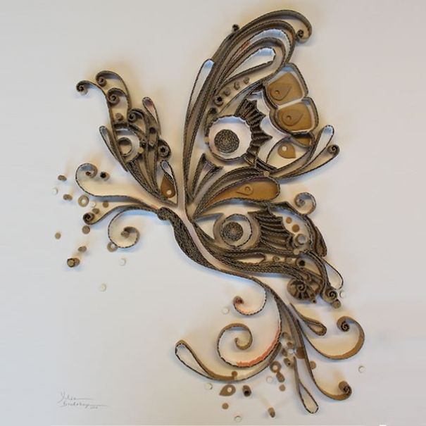 Yulia Brodskaya Turned Our Pizza Box Into A Beautiful Work Of Art Yulia Brodskaya Turned Our Pizza Box Into A Beautiful Work Of Art