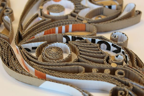 Yulia Brodskaya Turned Our Pizza Box Into A Beautiful Work Of Art