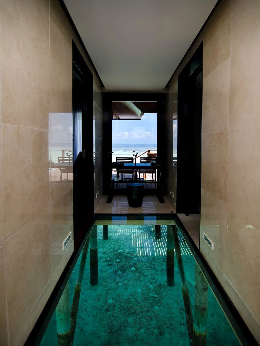 Glass Floor Over Water